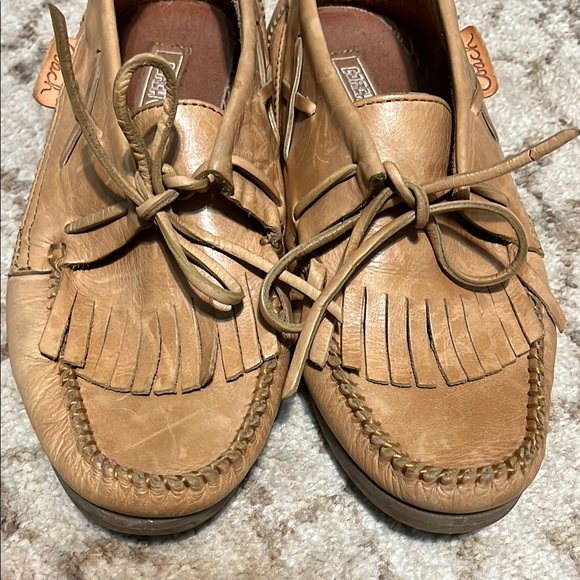 Coach Tan Leather Moccasins - Picture 2 of 7